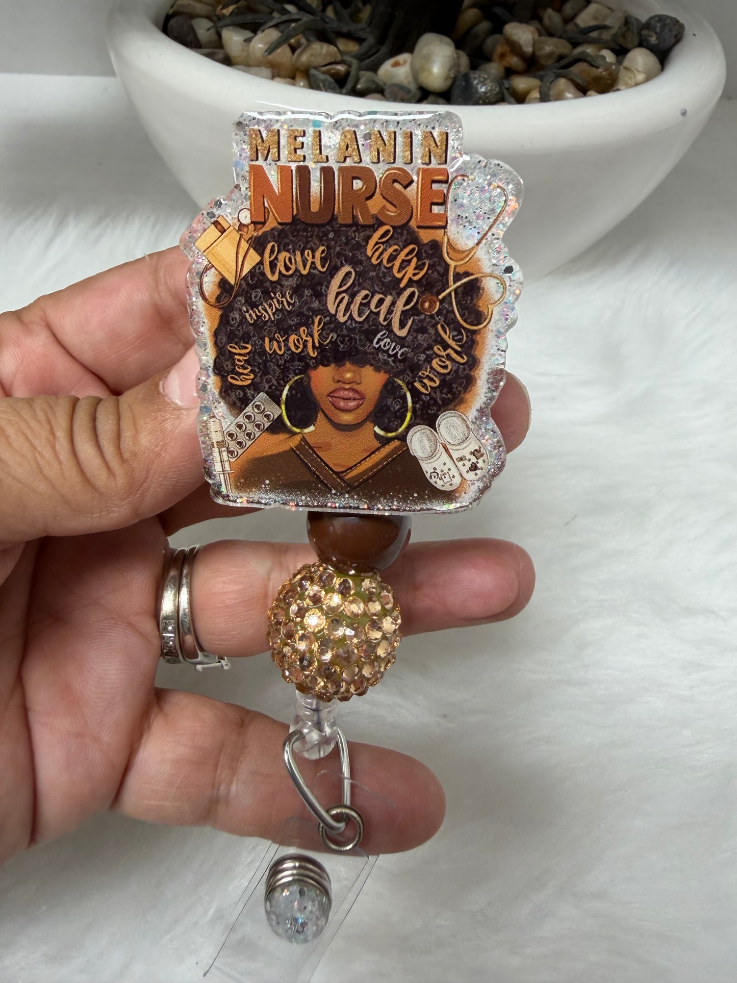 Melanin Nurse Badge Reel