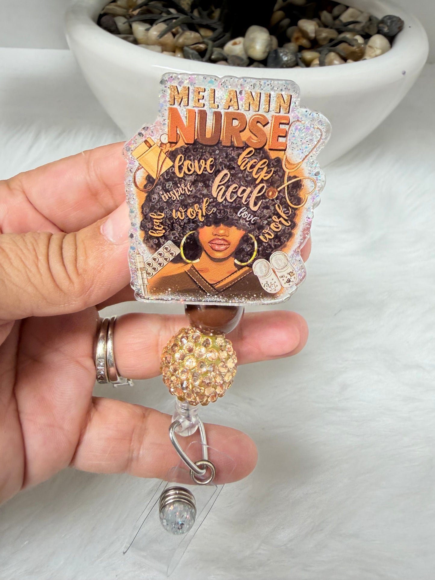 Melanin Nurse Badge Reel