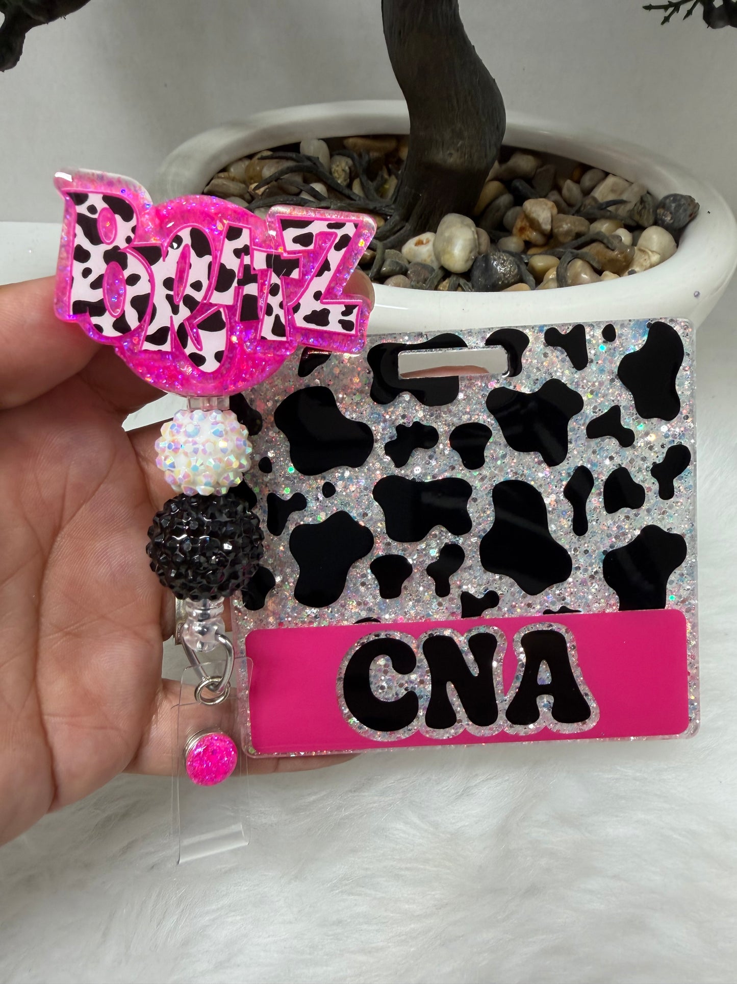 Bratz Cow Badge Buddy Set