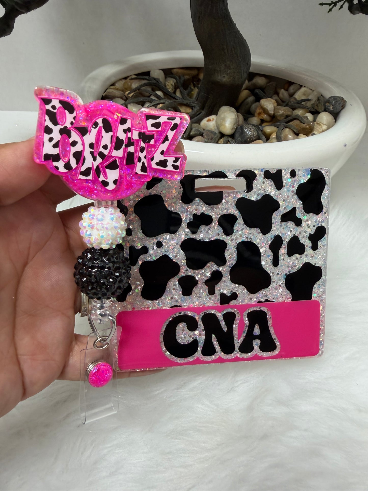 Bratz Cow Badge Buddy Set