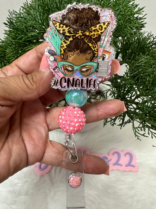 African Queen Messy Bun CNA Life Badge Reel