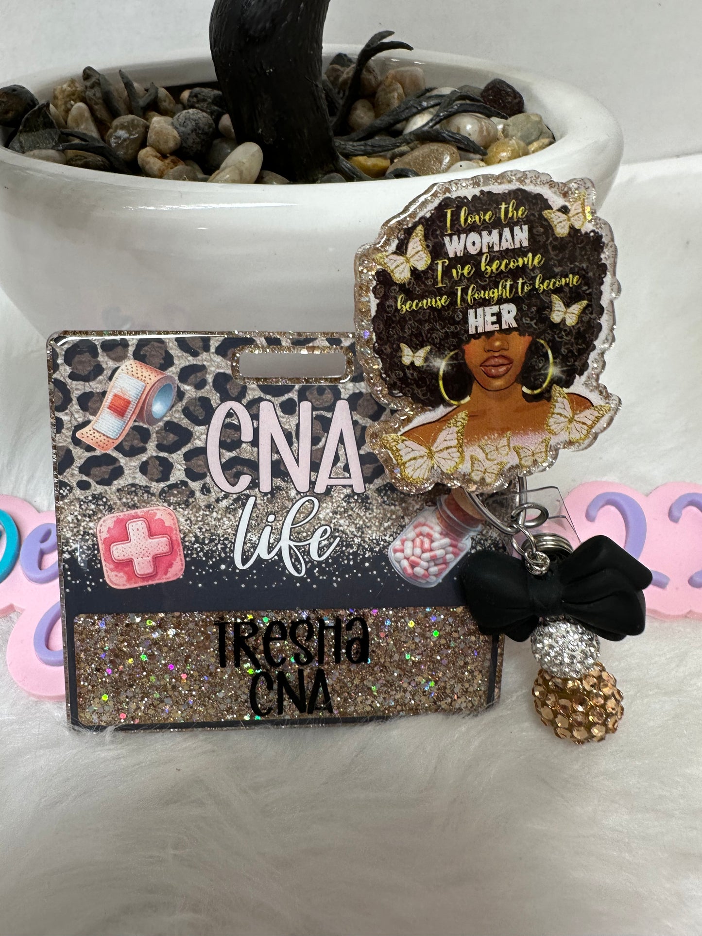 I love the WOMAN I’ve become Badge Buddy Set