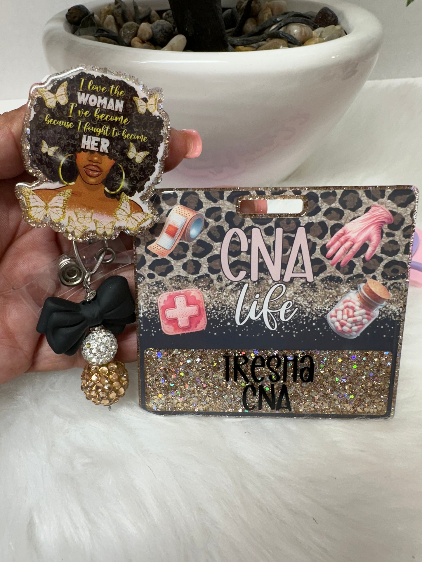 I love the WOMAN I’ve become Badge Buddy Set