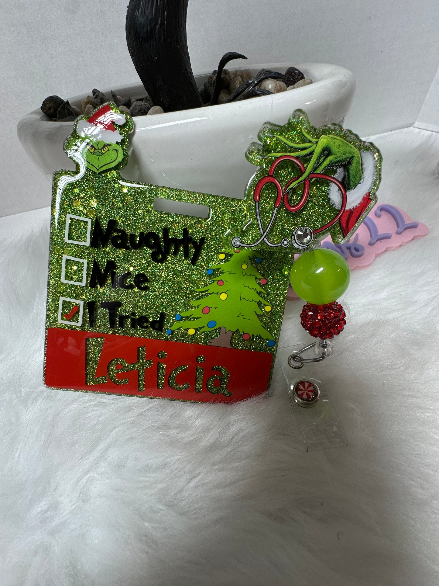 Naughty Nice I Tried Badge Buddy Set
