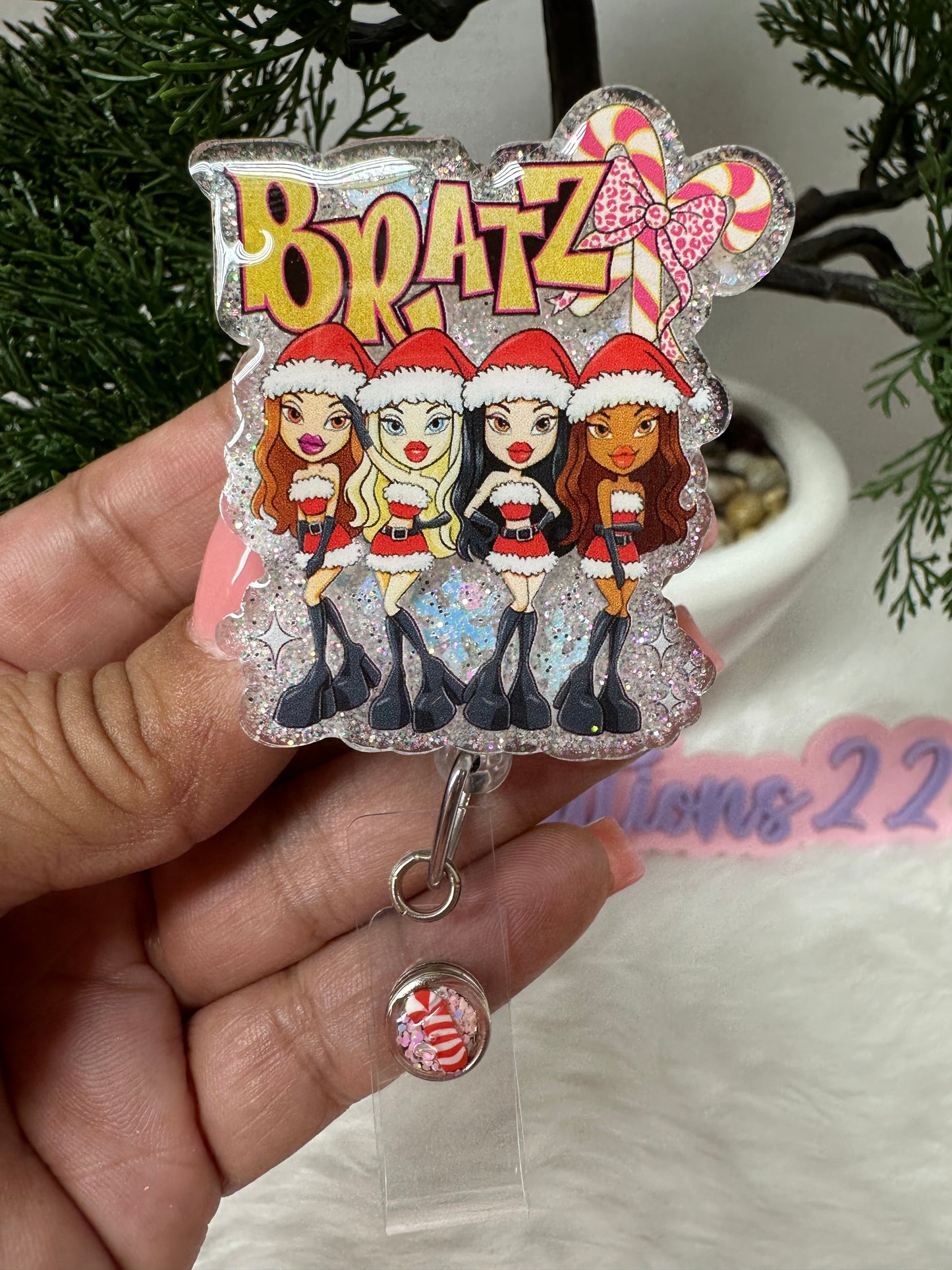 Christmas Bratz Badge Reel