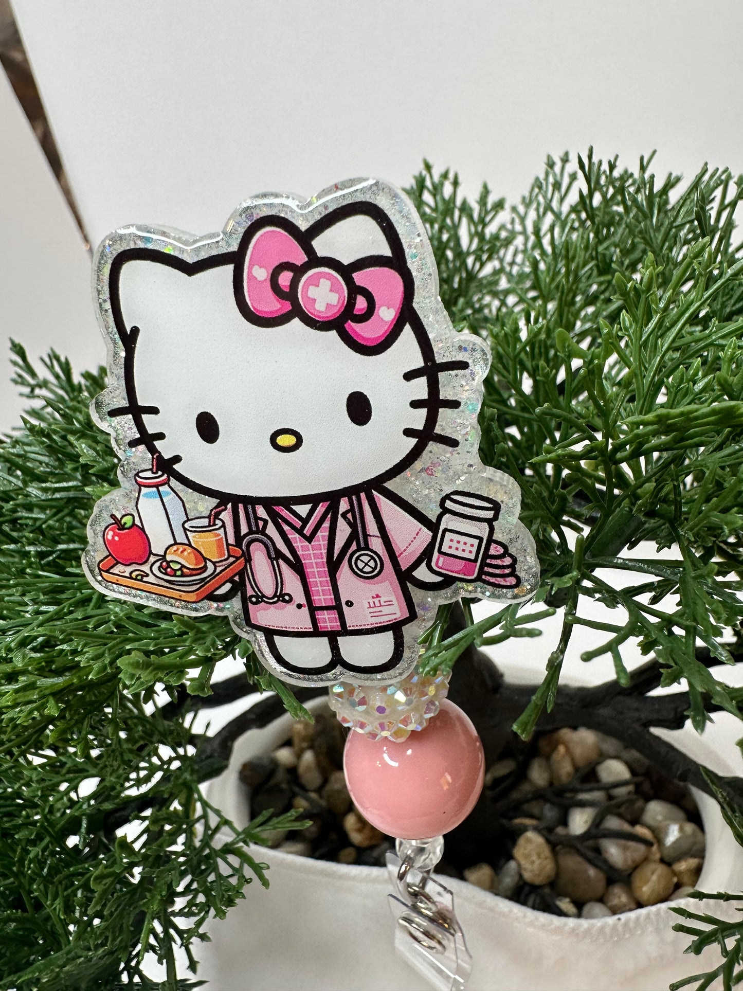 Kitty Dietitian Badge Reel