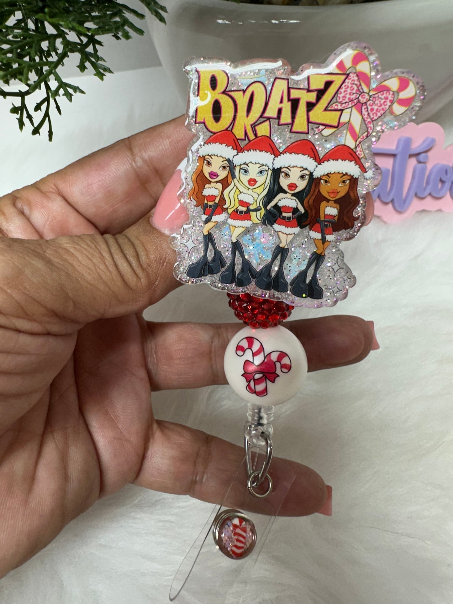 Christmas Bratz Badge Reel