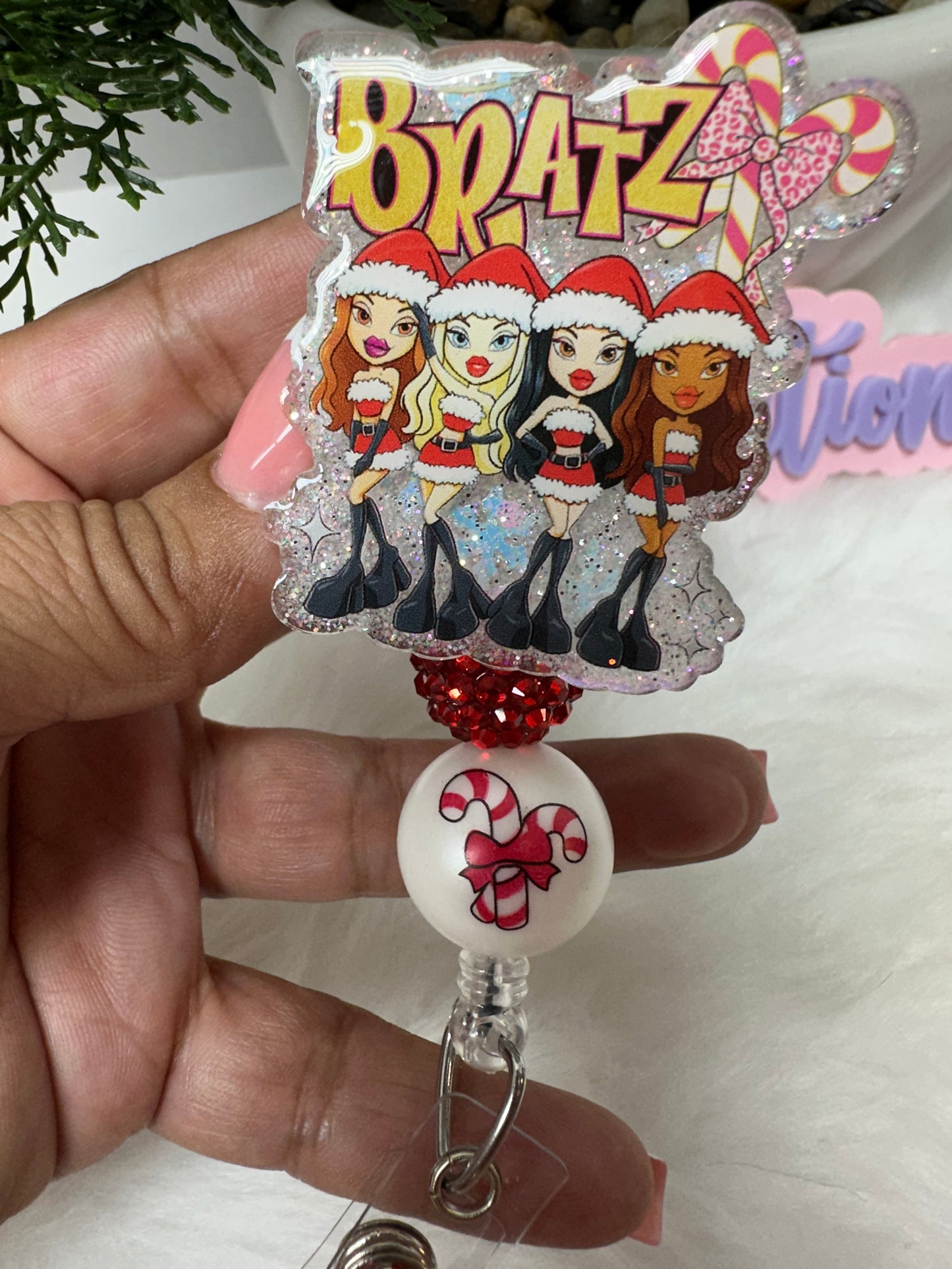 Christmas Bratz Badge Reel
