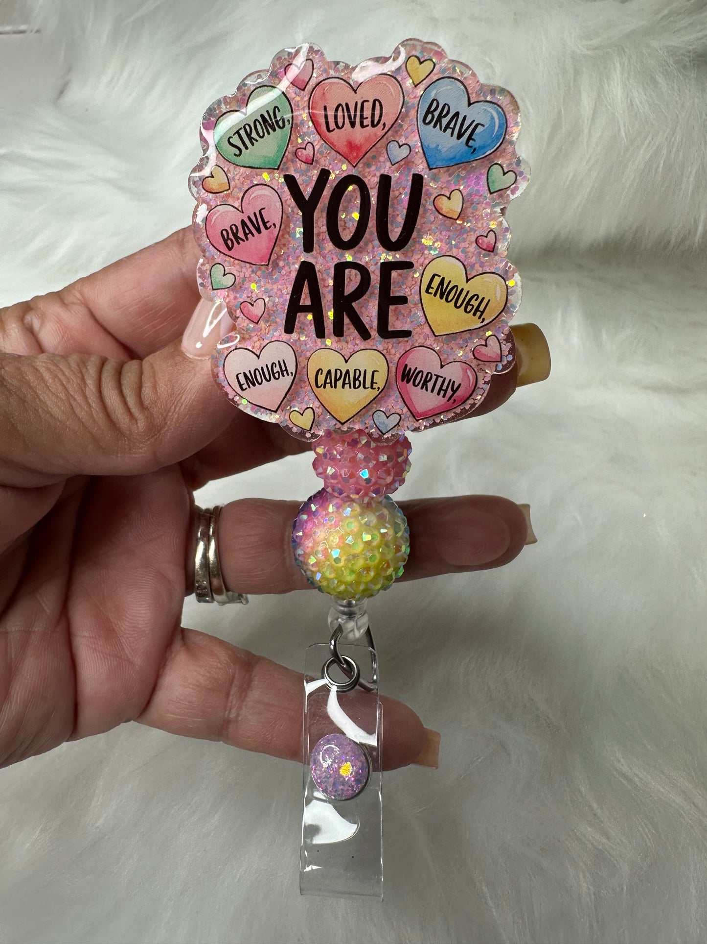 YOU ARE Affirmations Badge Reel