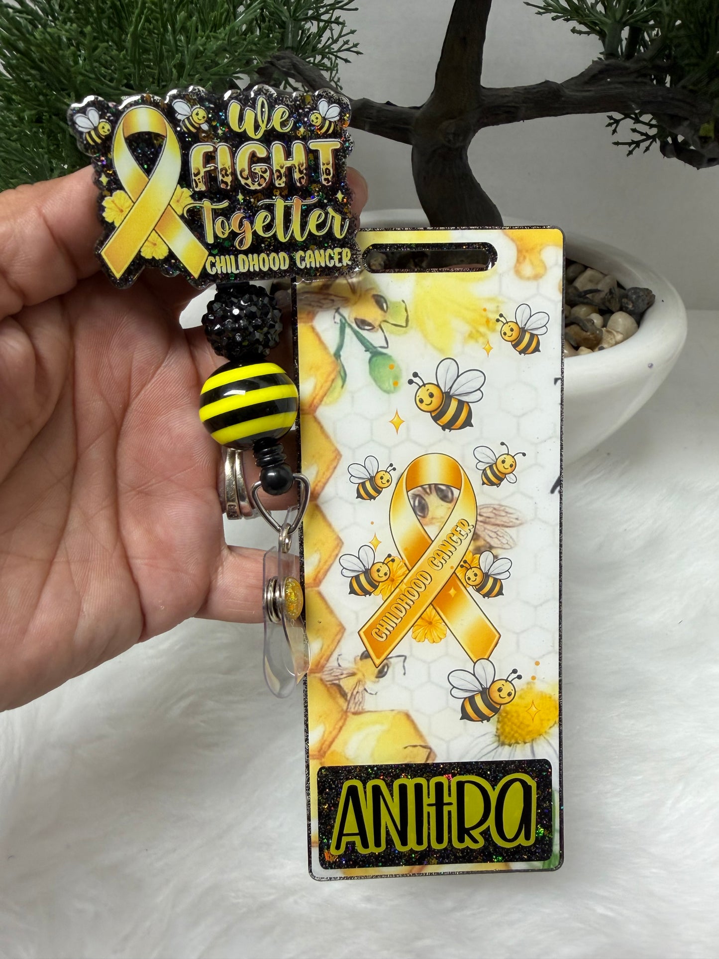 Childhood Cancer Awareness Badge Buddy Set