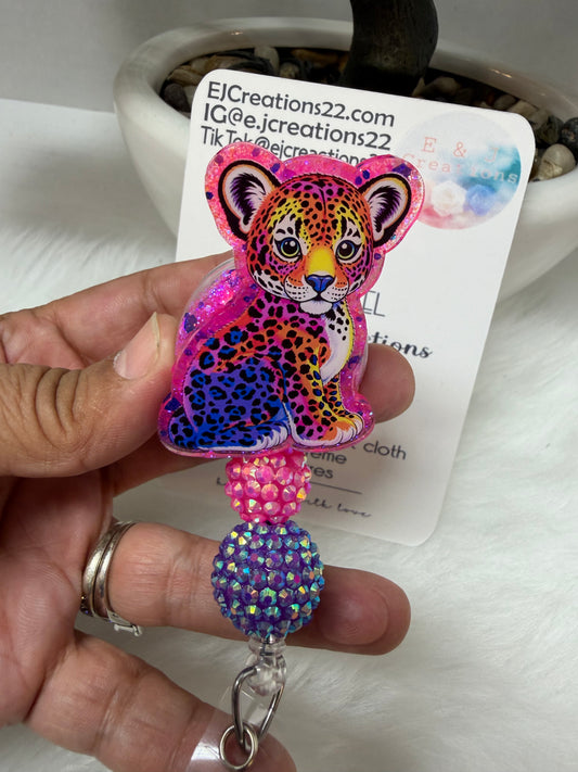 Liza Leopard Badge Reel