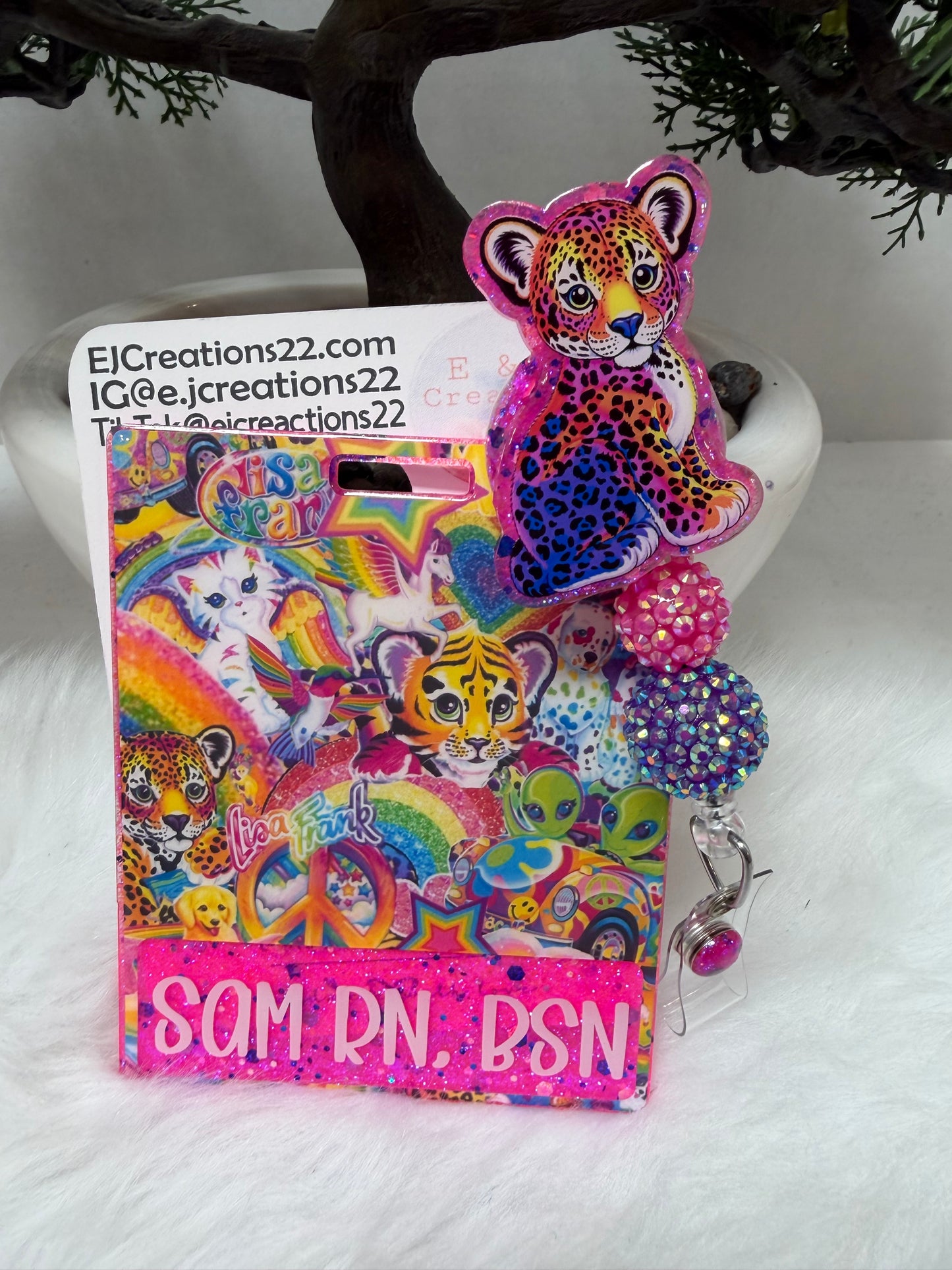 Liza Frank Badge Buddy Set