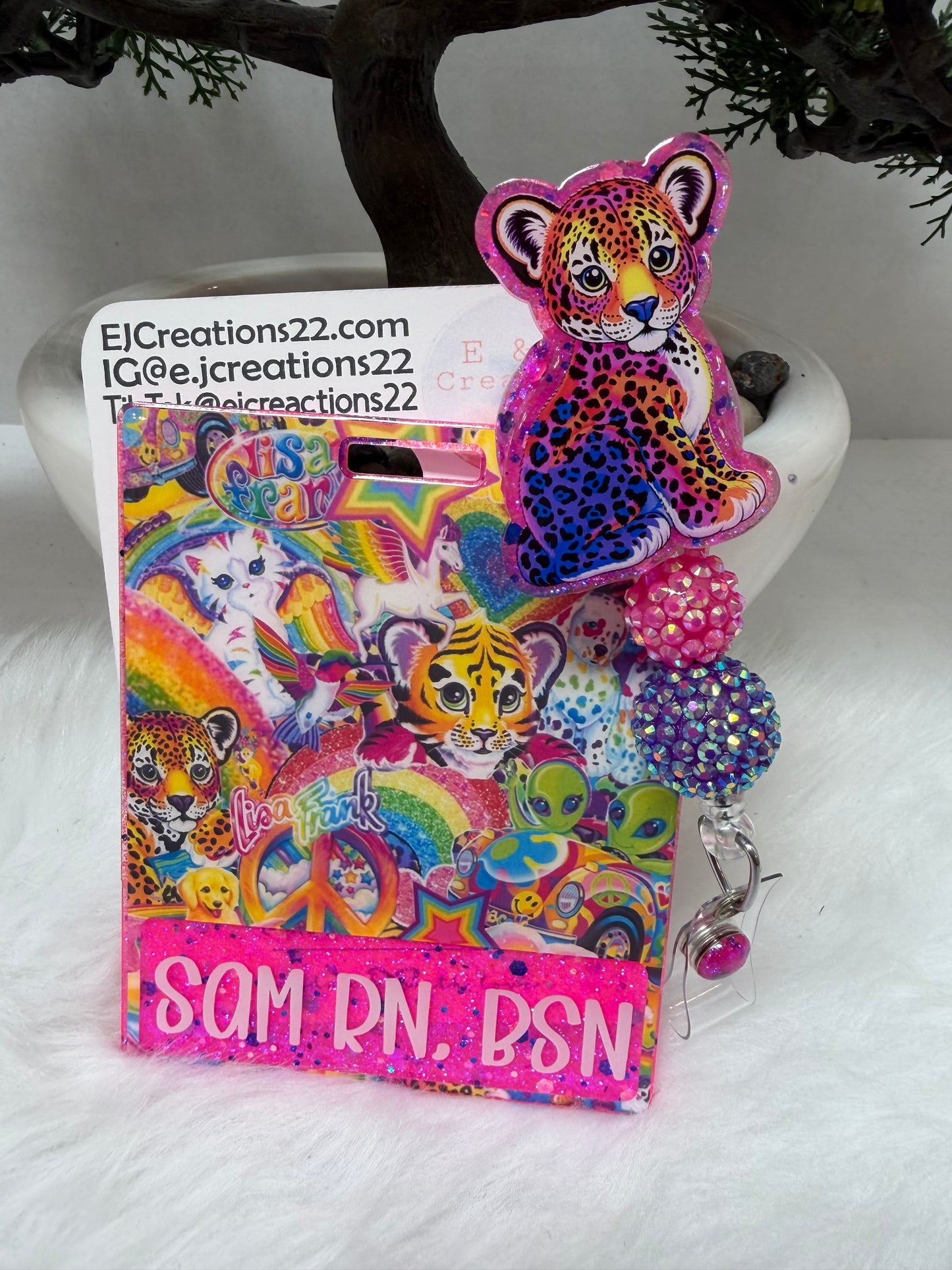 Liza Frank Badge Buddy Set