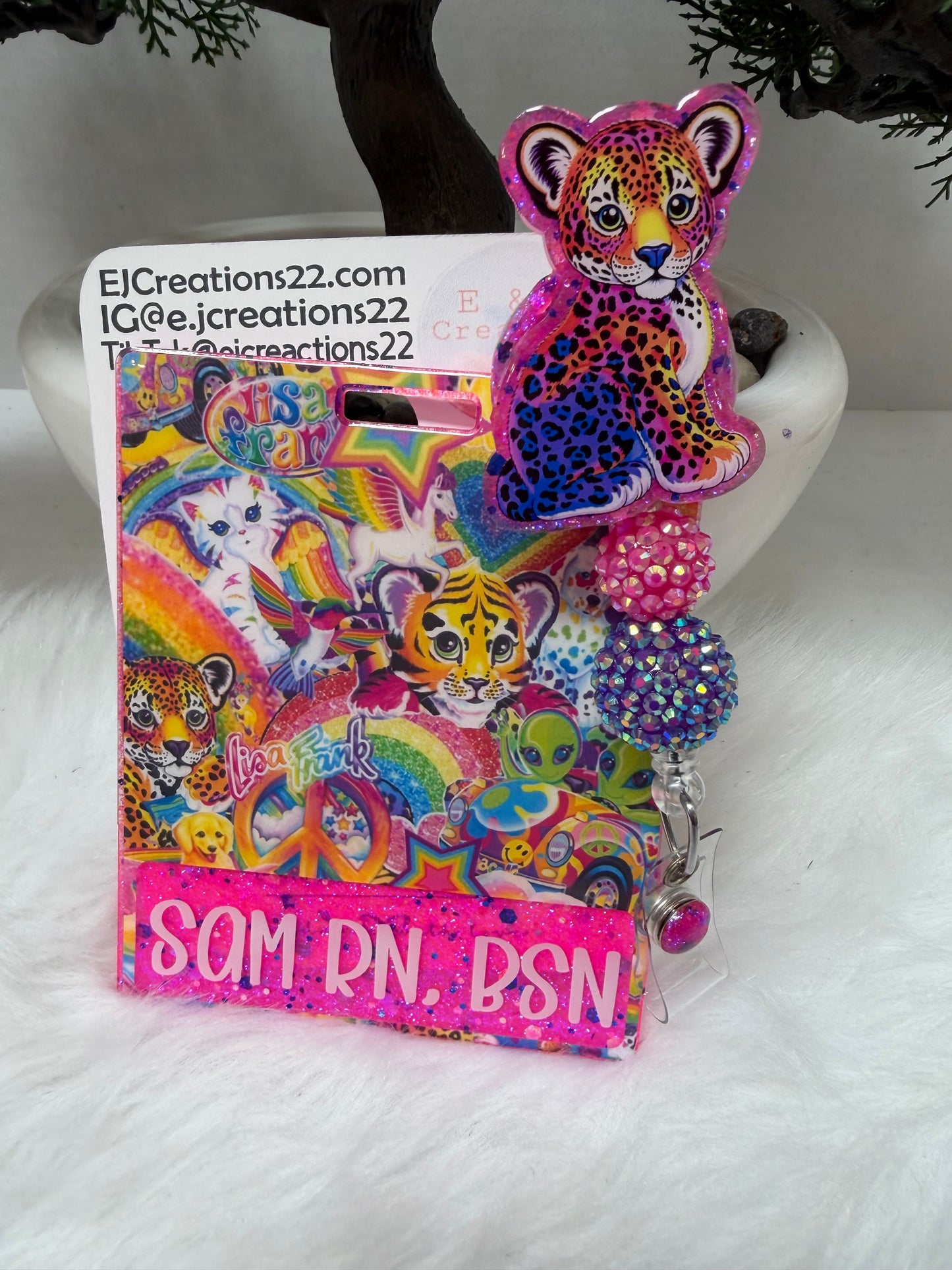 Liza Frank Badge Buddy Set