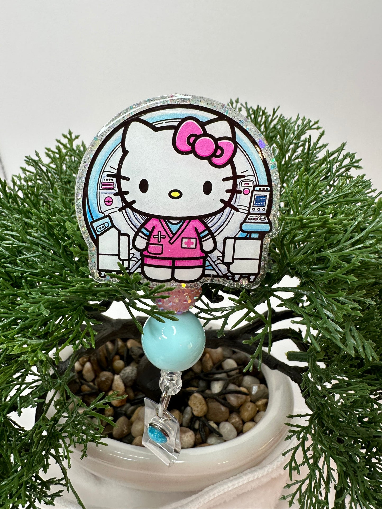 Kitty MRI Badge Reel