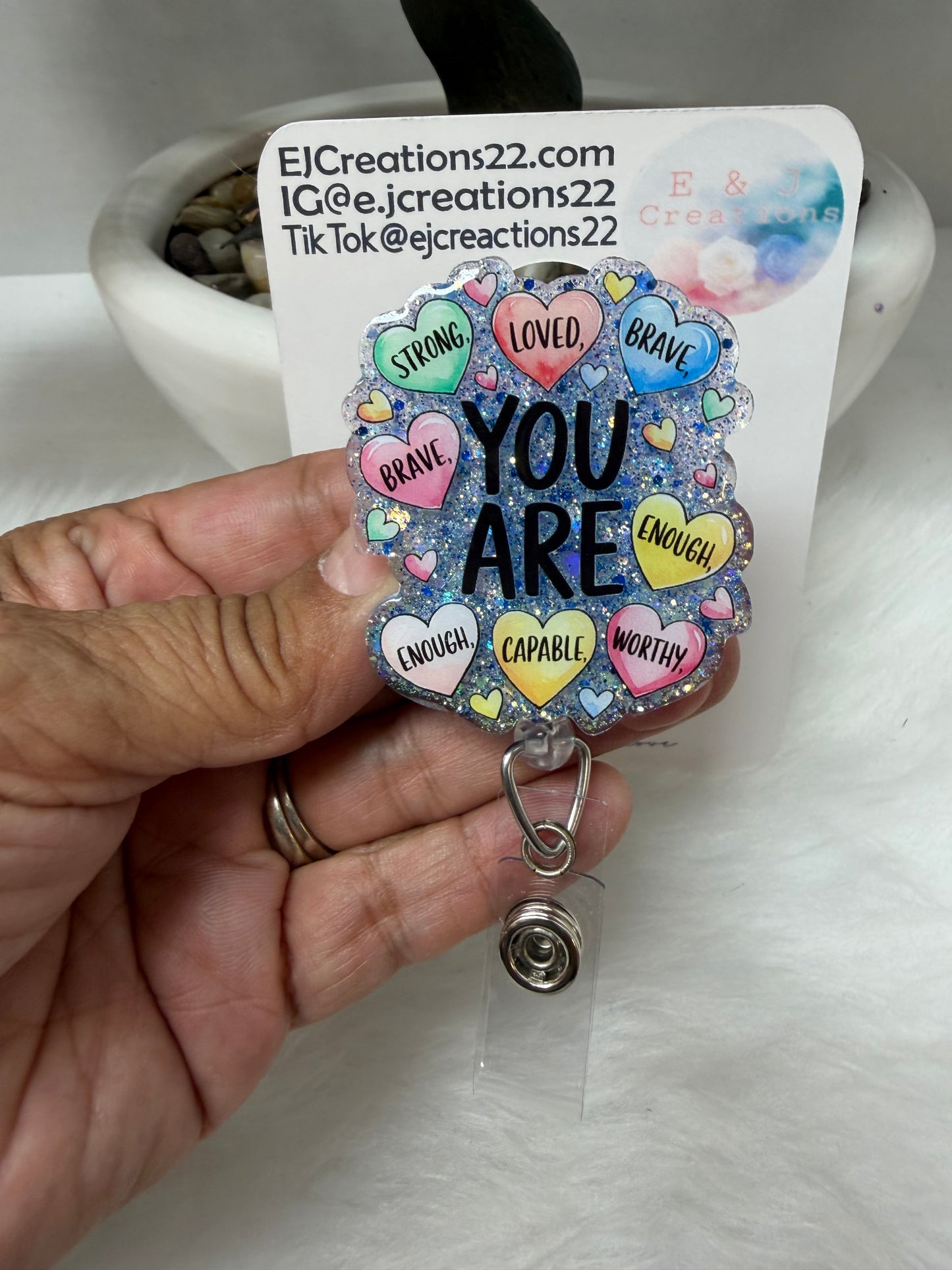 YOU ARE Affirmations Badge Reel