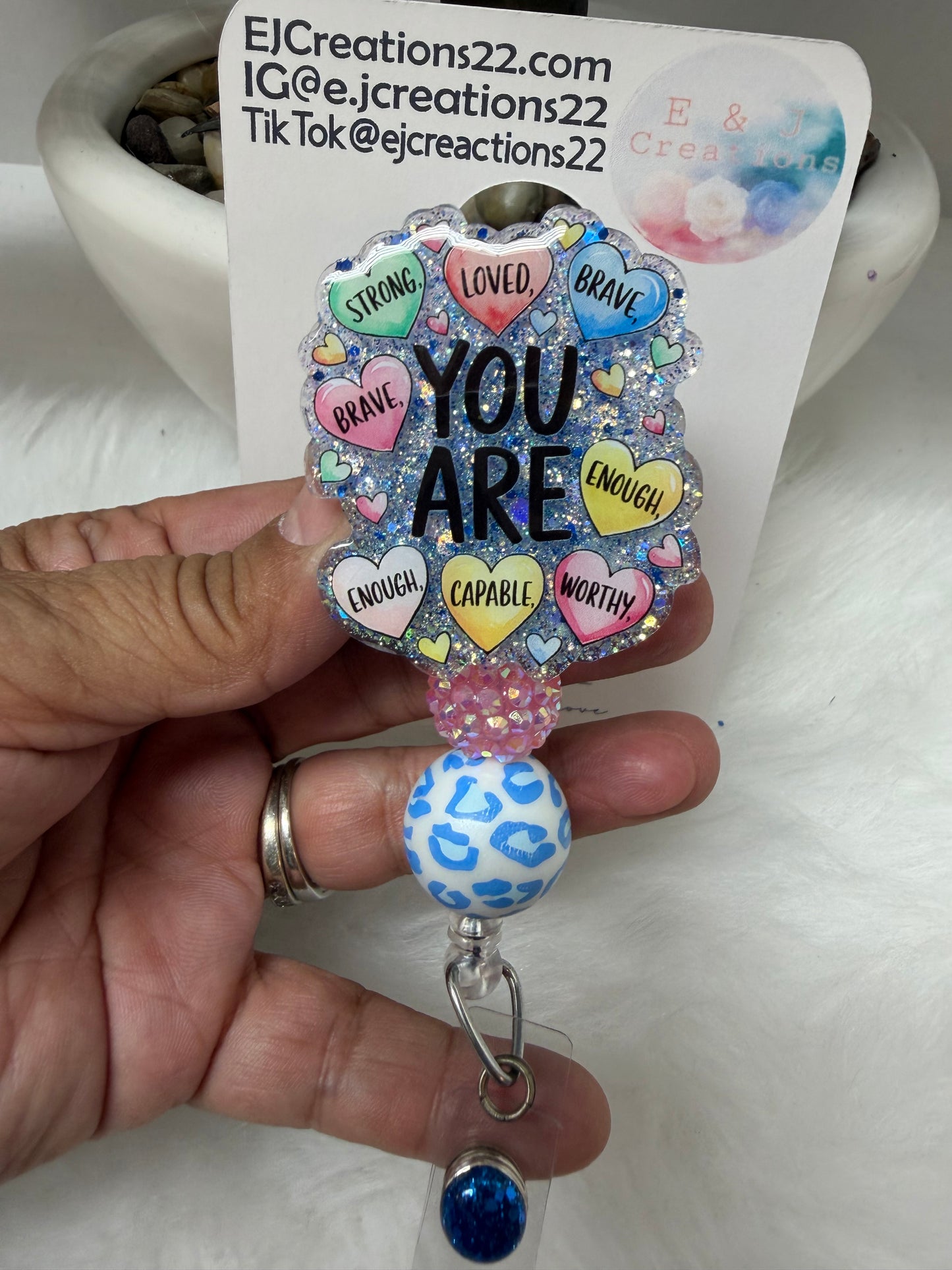 YOU ARE Affirmations Badge Reel
