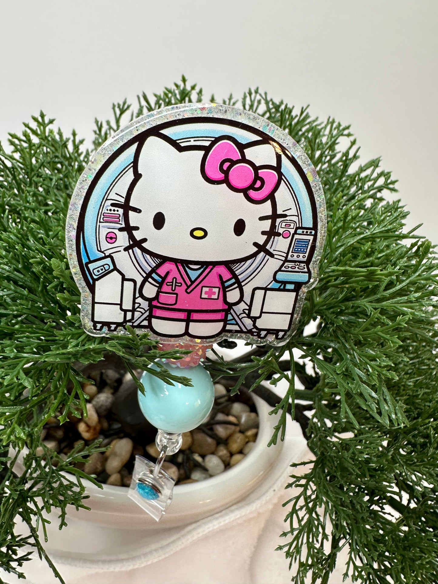 Kitty MRI Badge Reel