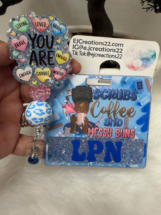 YOU ARE Badge Buddy Set