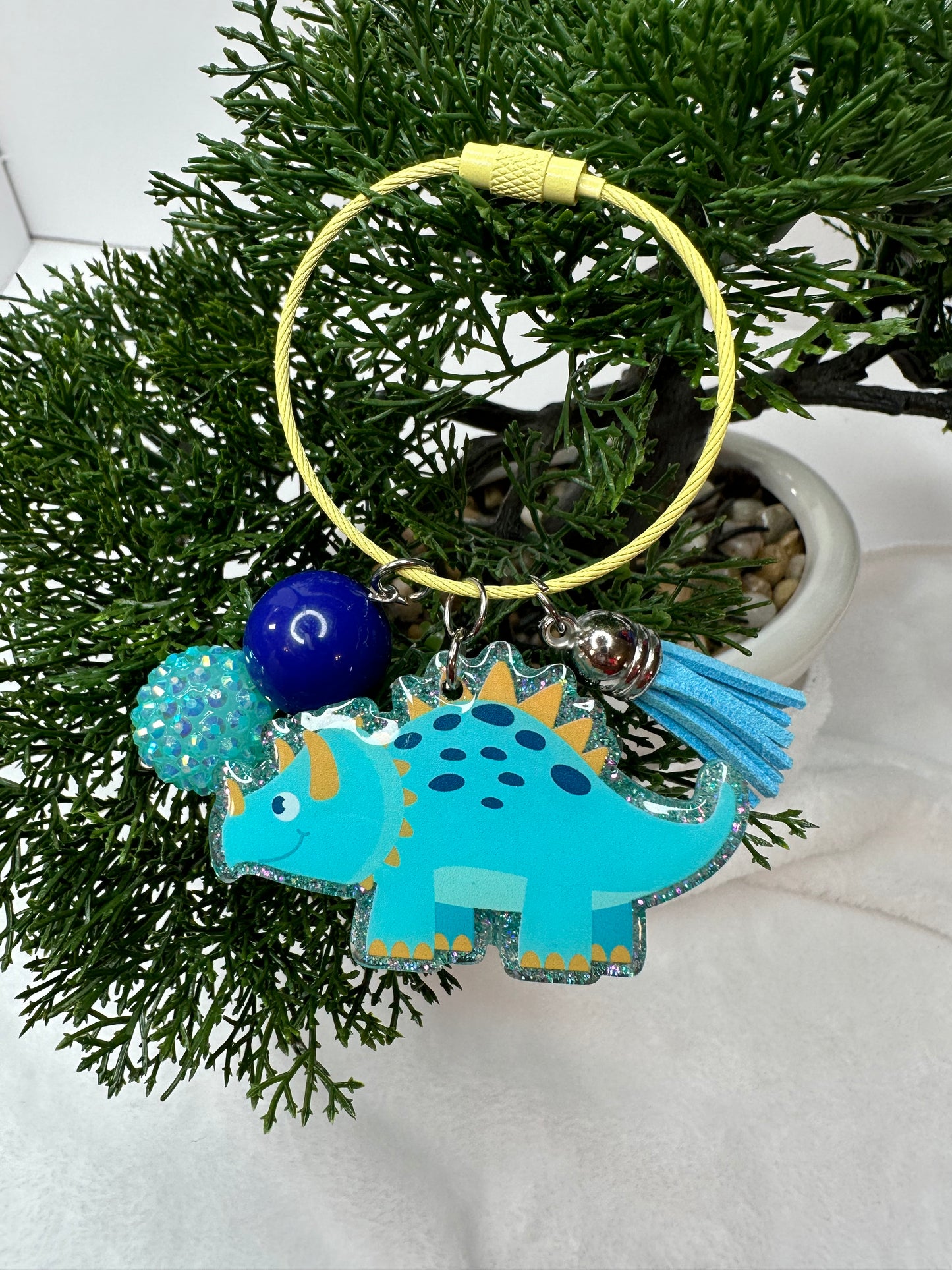 Dino Bag/Backpack Charm Tag