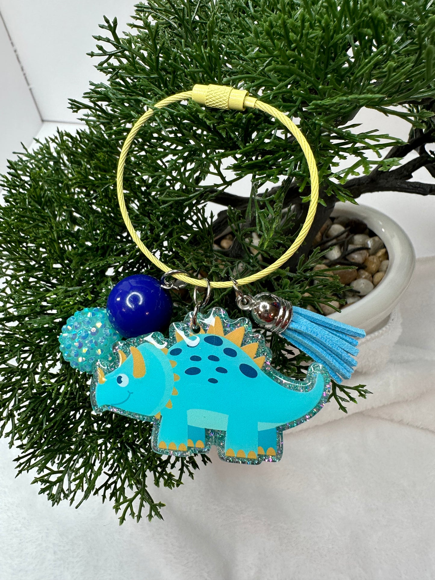 Dino Bag/Backpack Charm Tag