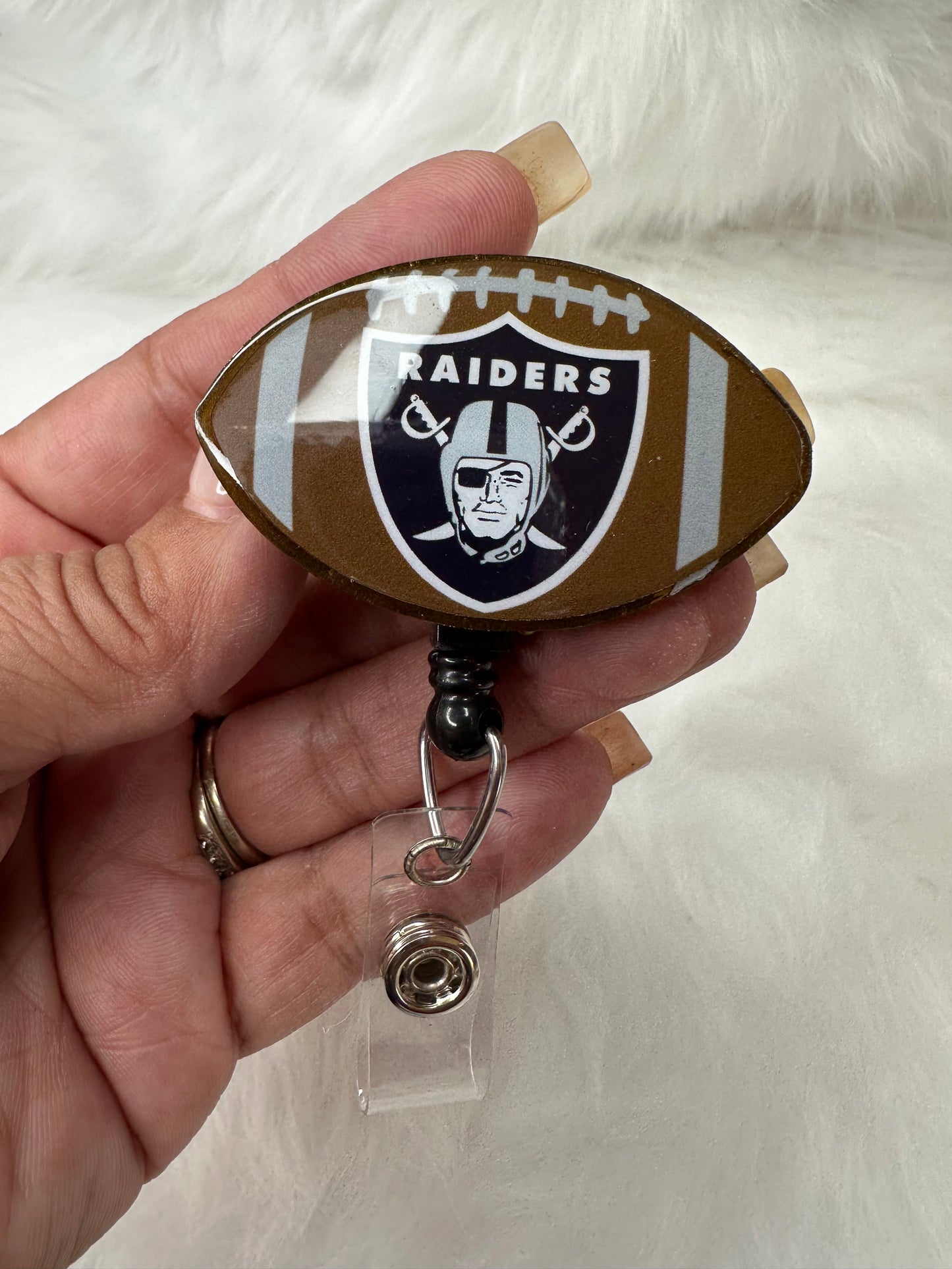Football Badge Reel