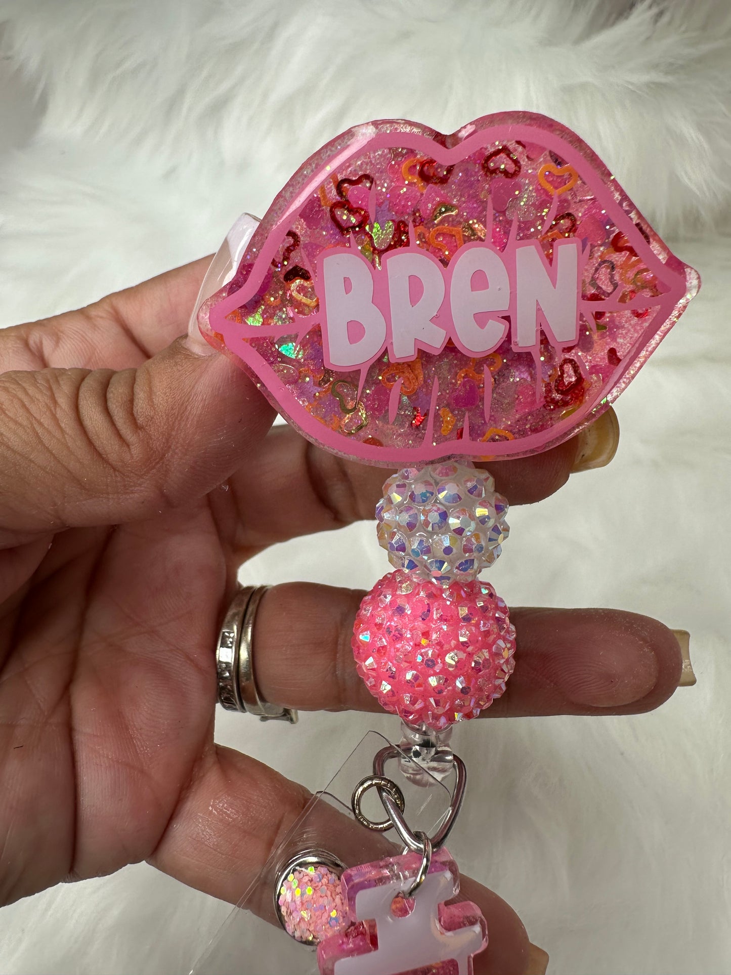 Personalized Lip Filler Badge Reel