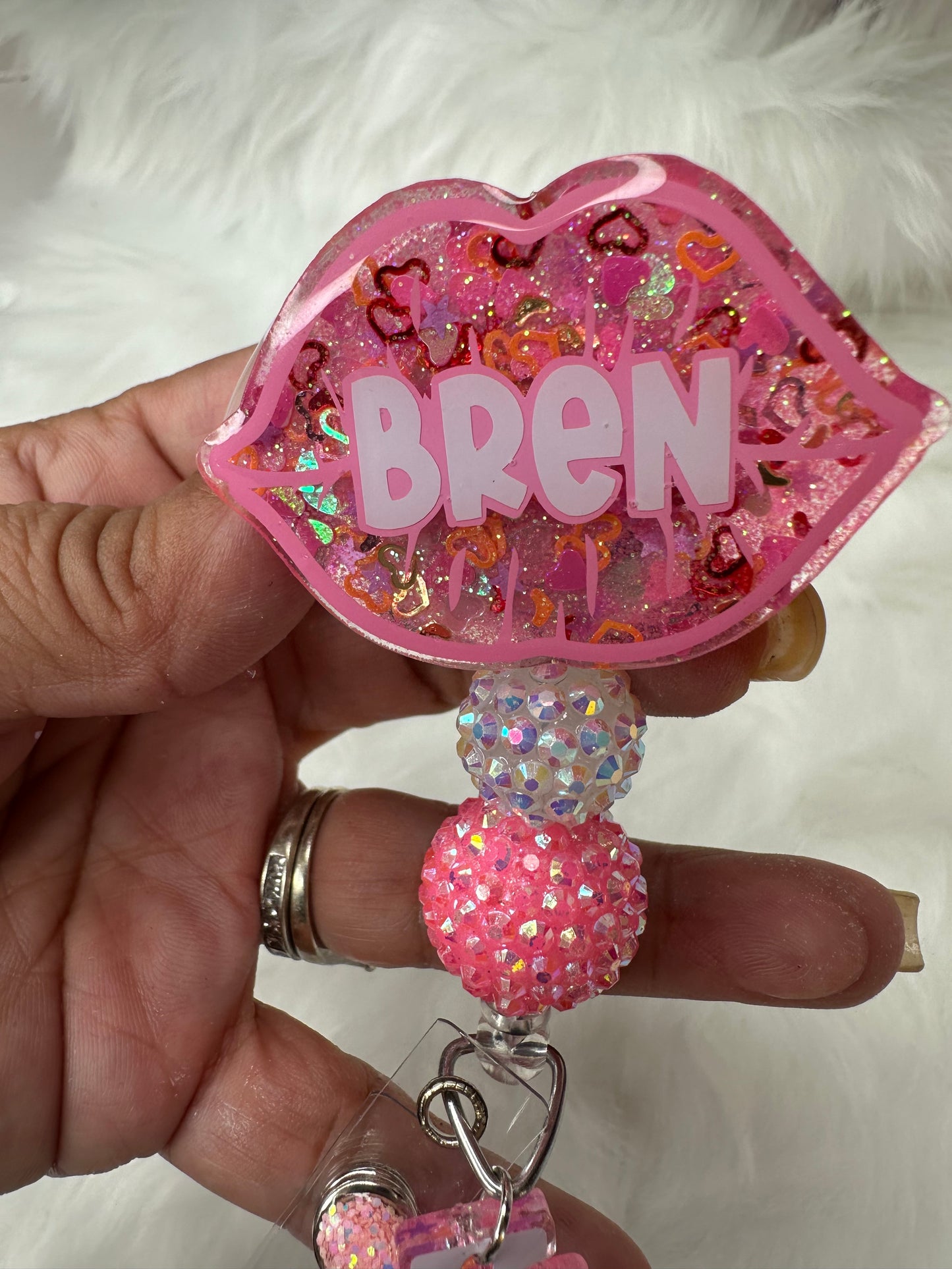Personalized Lip Filler Badge Reel