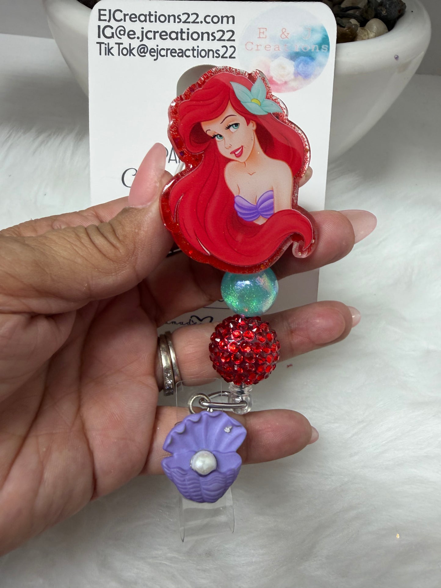 Mermaid Badge Reel