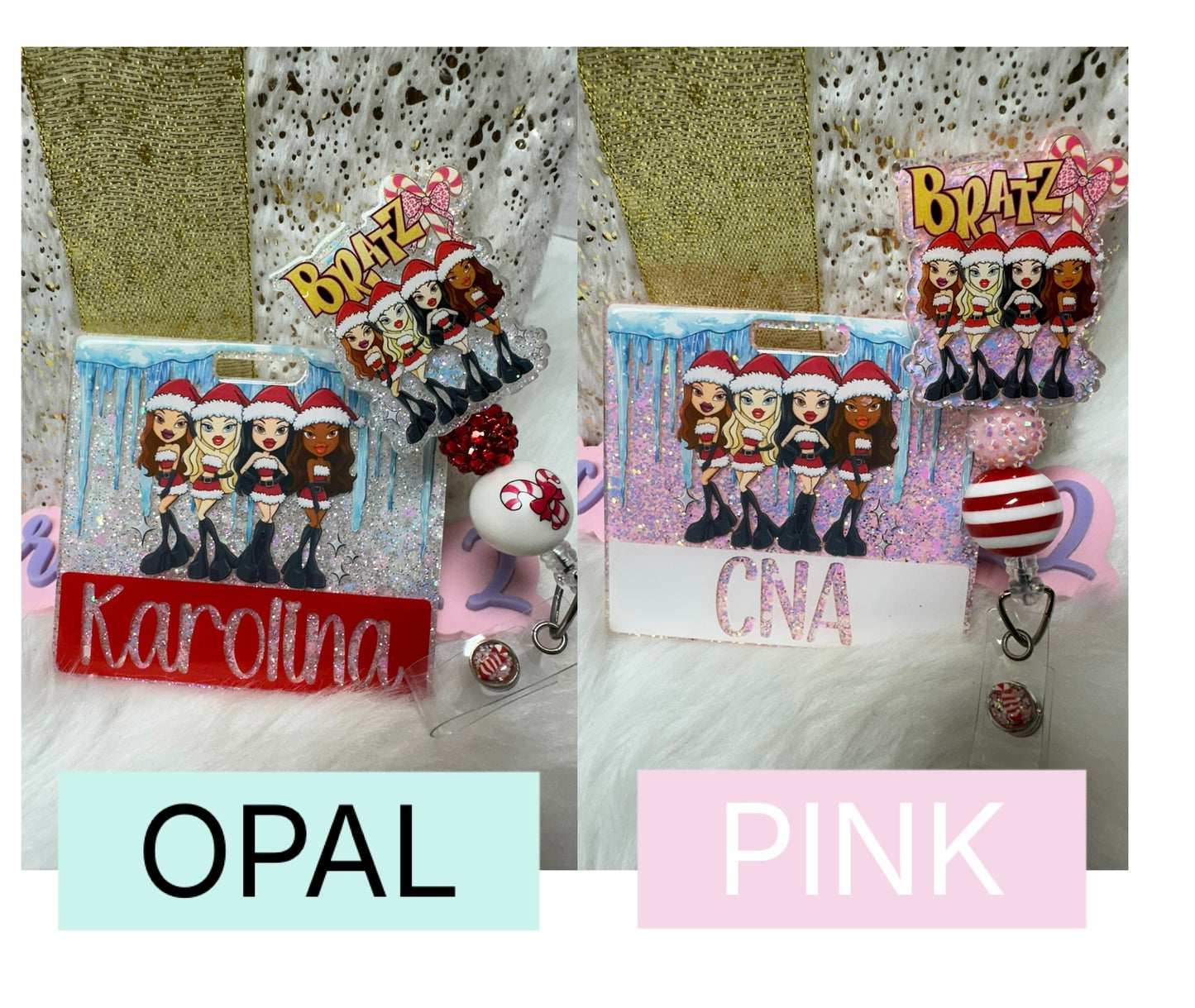 Christmas Bratz Badge Buddy Set