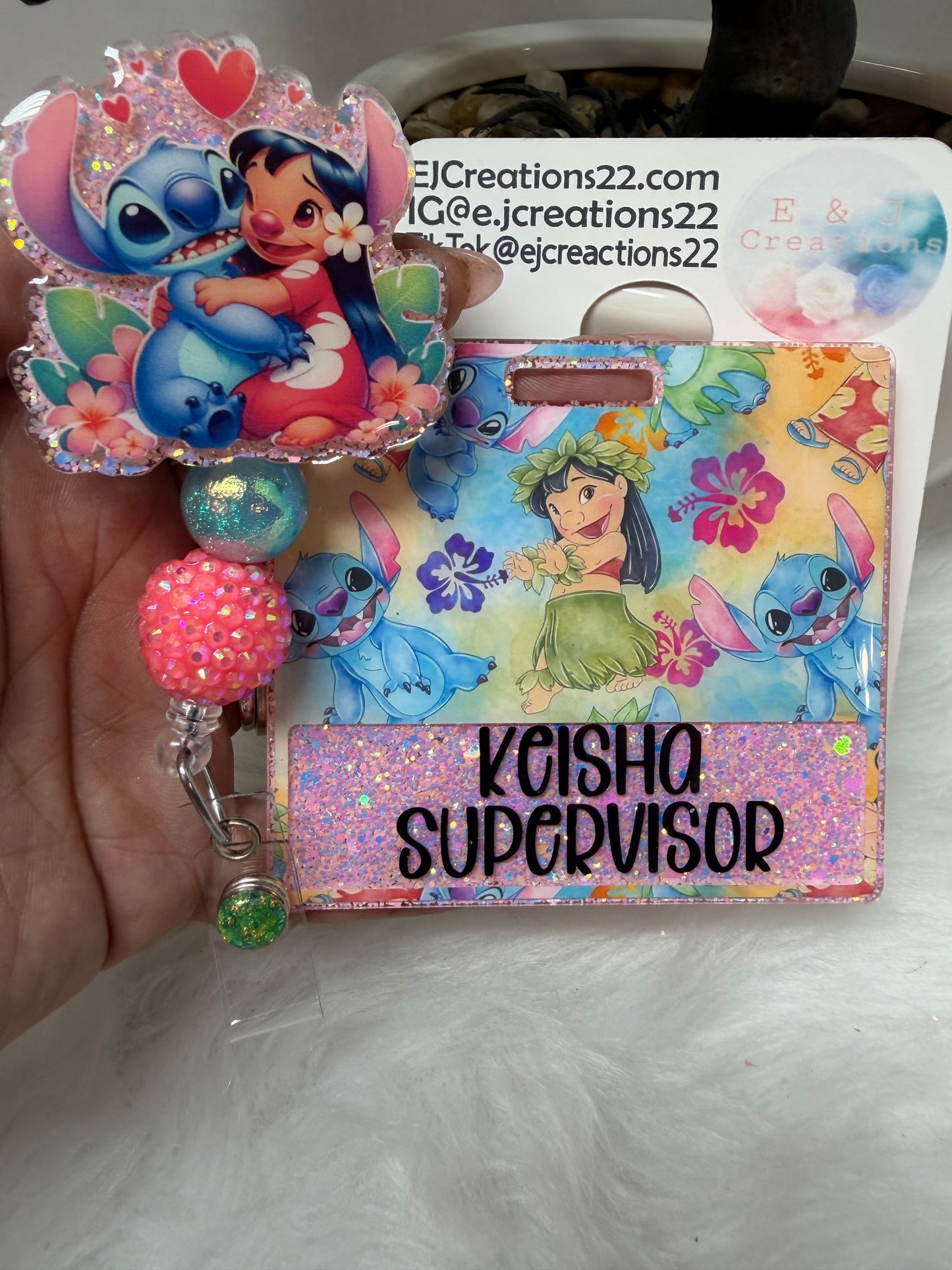 Blue Alien and Friend Badge Buddy Set