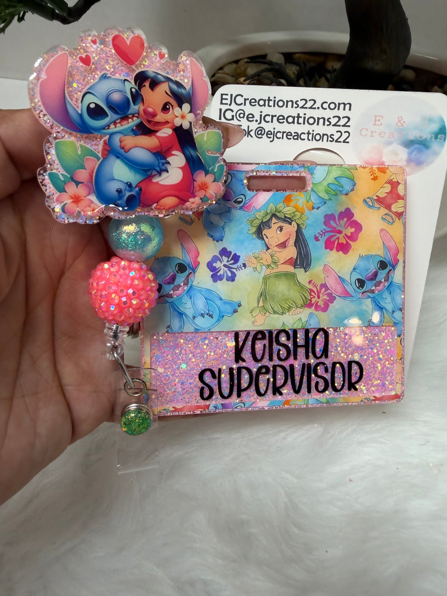 Blue Alien and Friend Badge Buddy Set