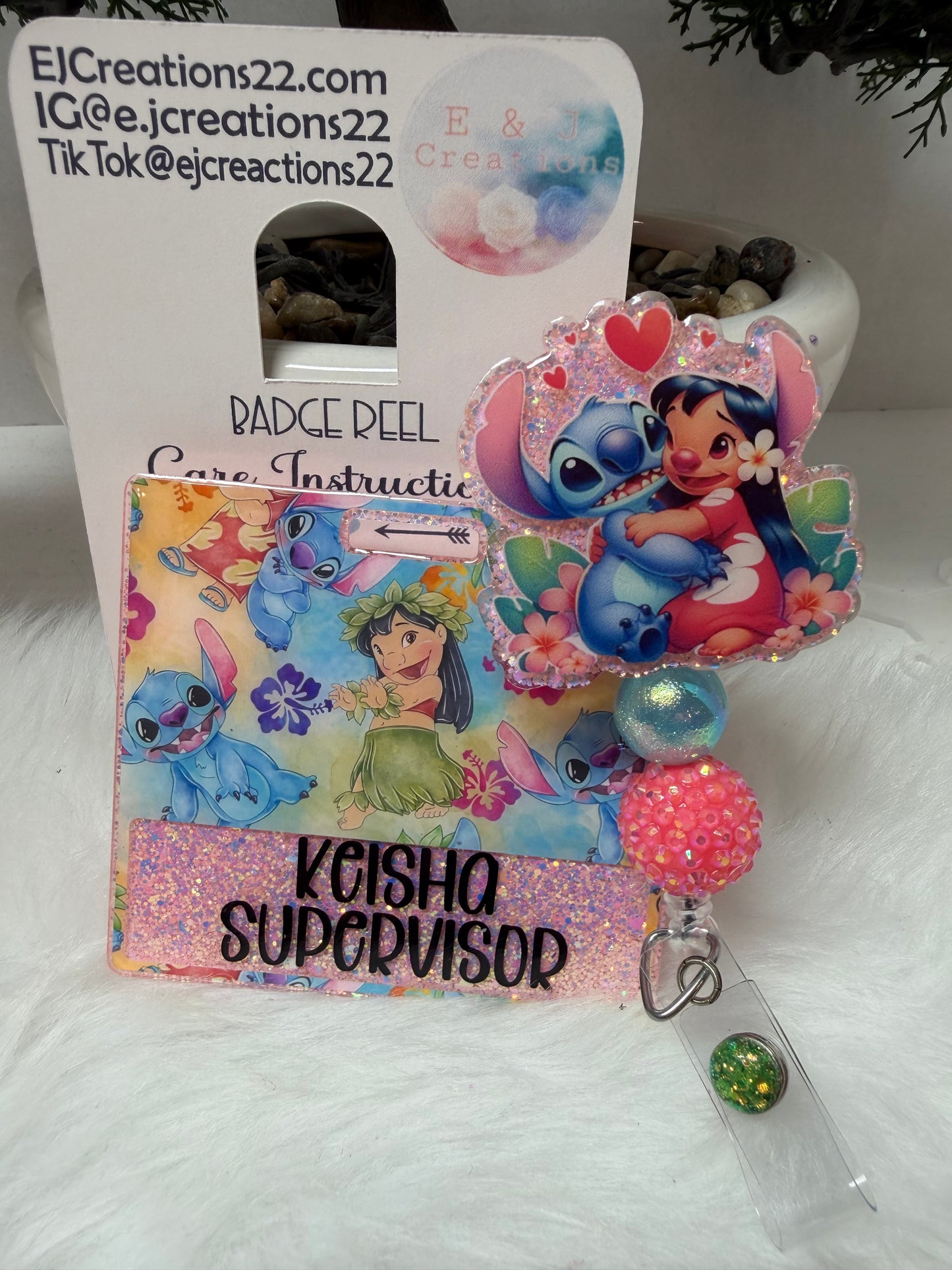 Blue Alien and Friend Badge Buddy Set