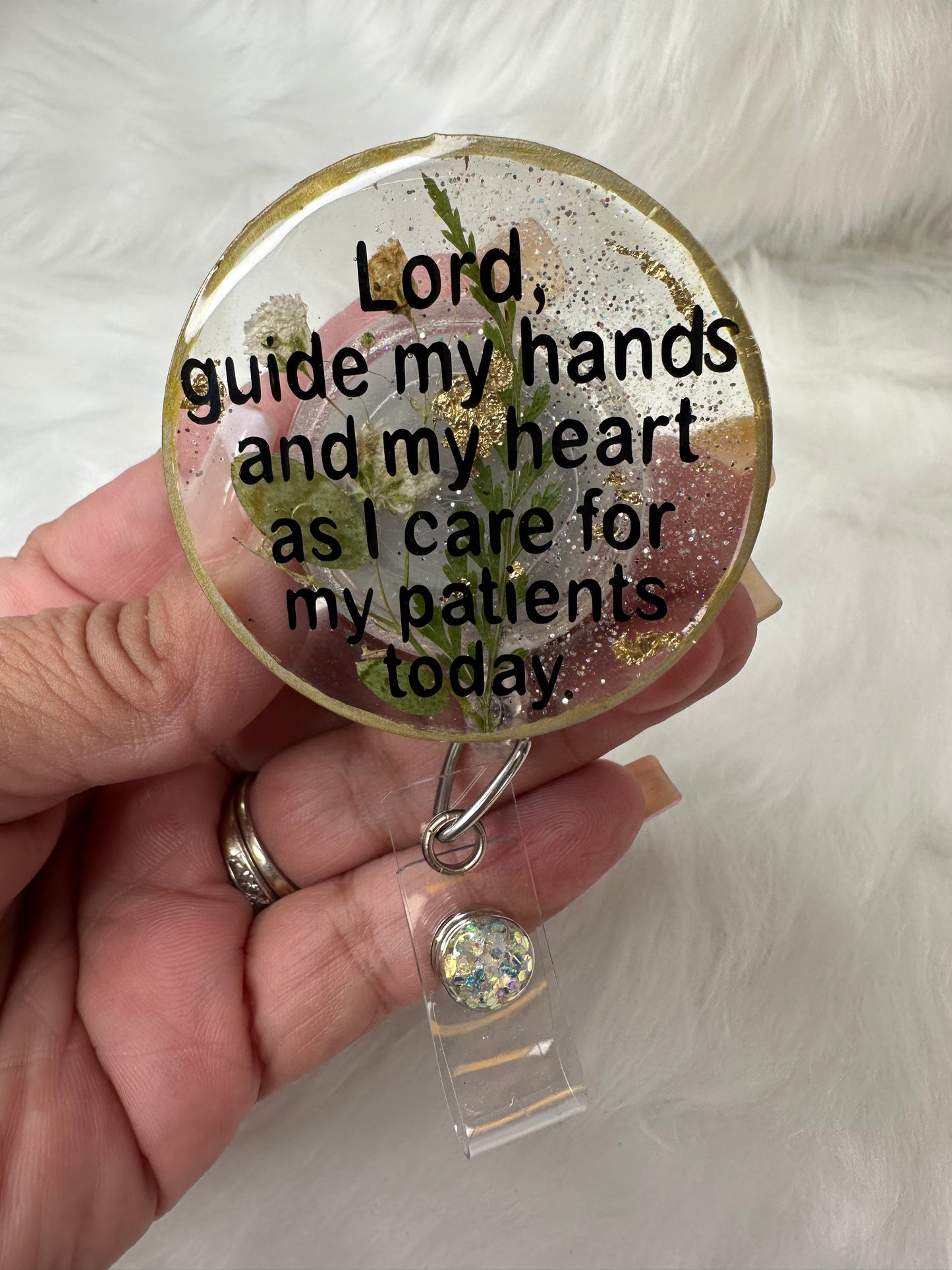 Nurses Prayer Badge Reel