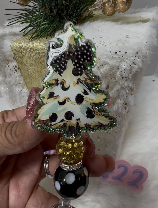 Christmas Tree Badge Reel