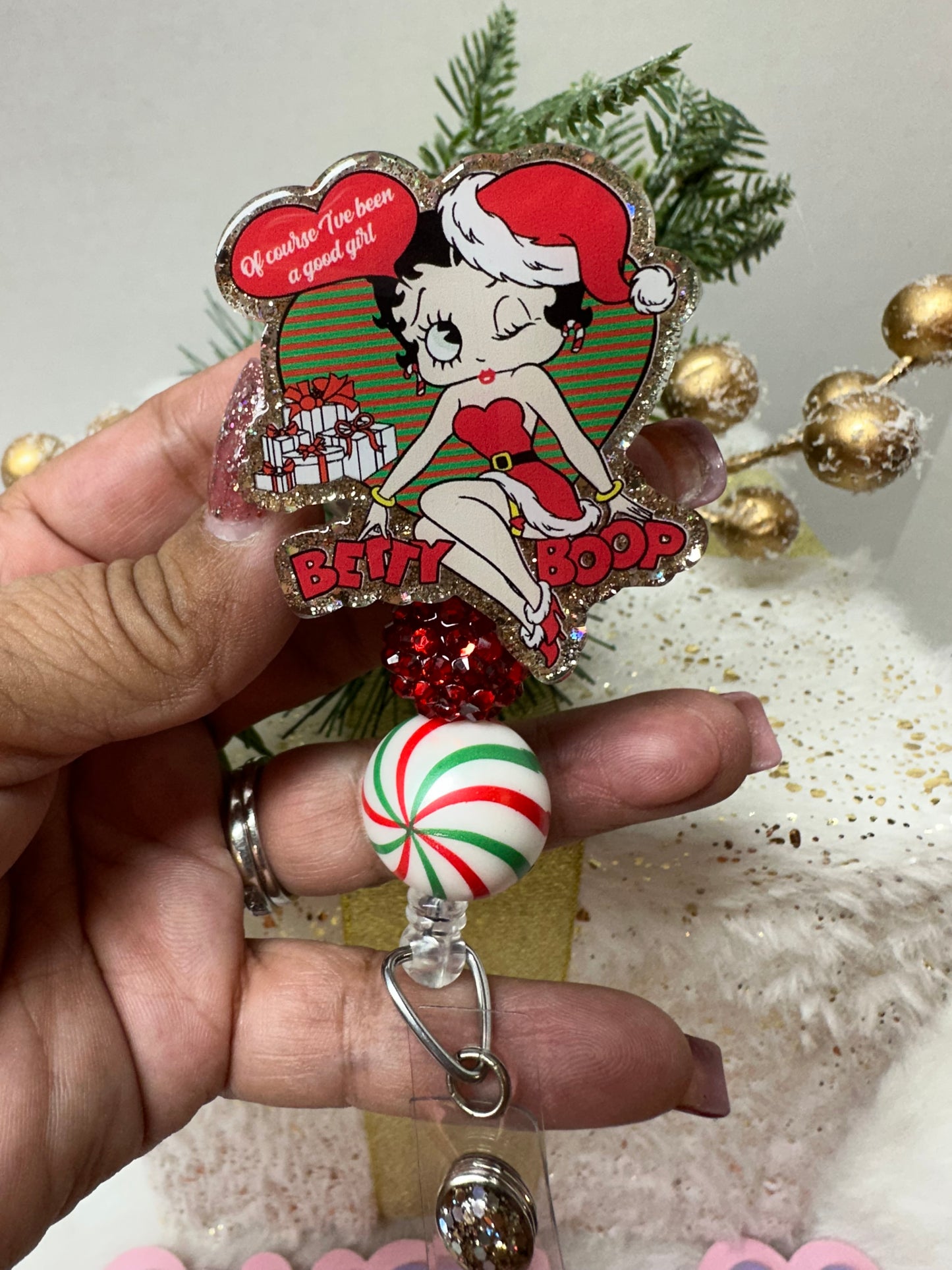 Christmas Betty Badge Reel