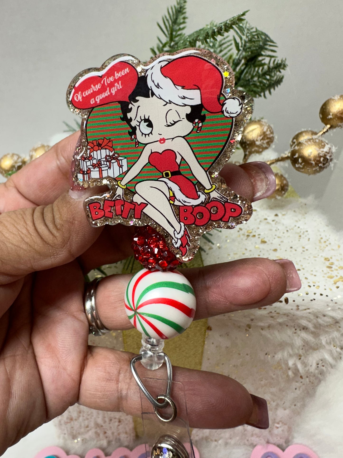 Christmas Betty Badge Reel