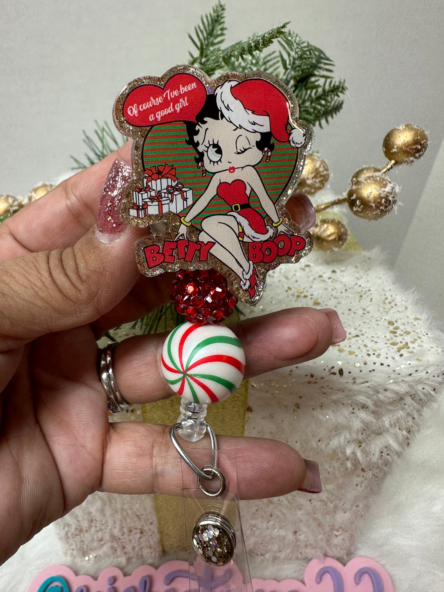 Christmas Betty Badge Reel