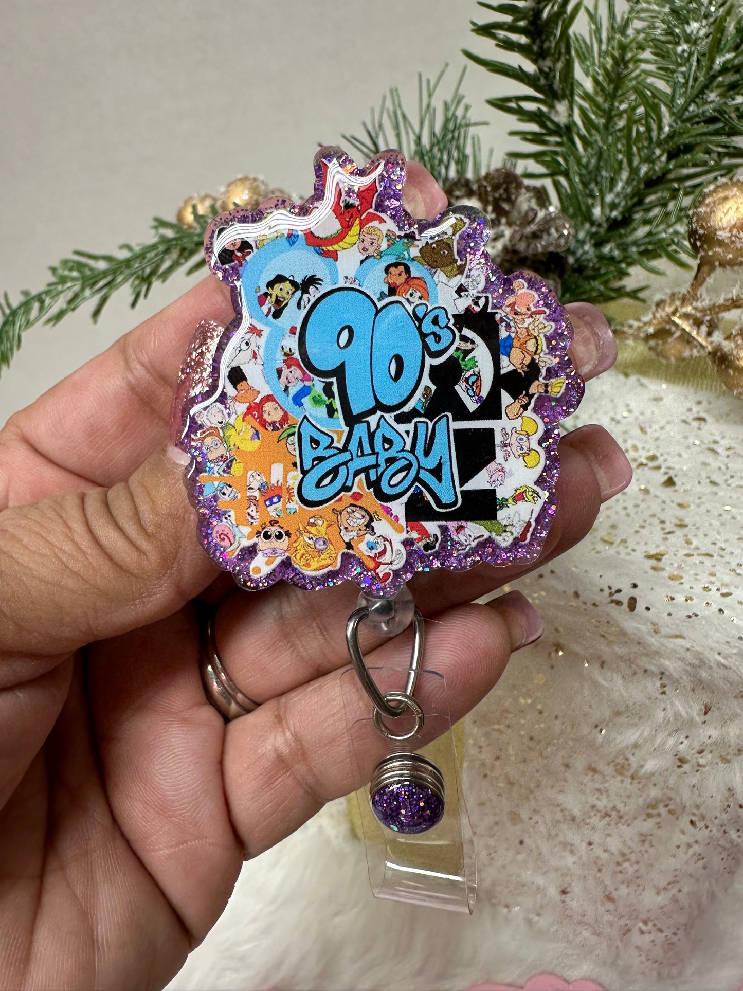 90s Baby Cartoon Badge Reel