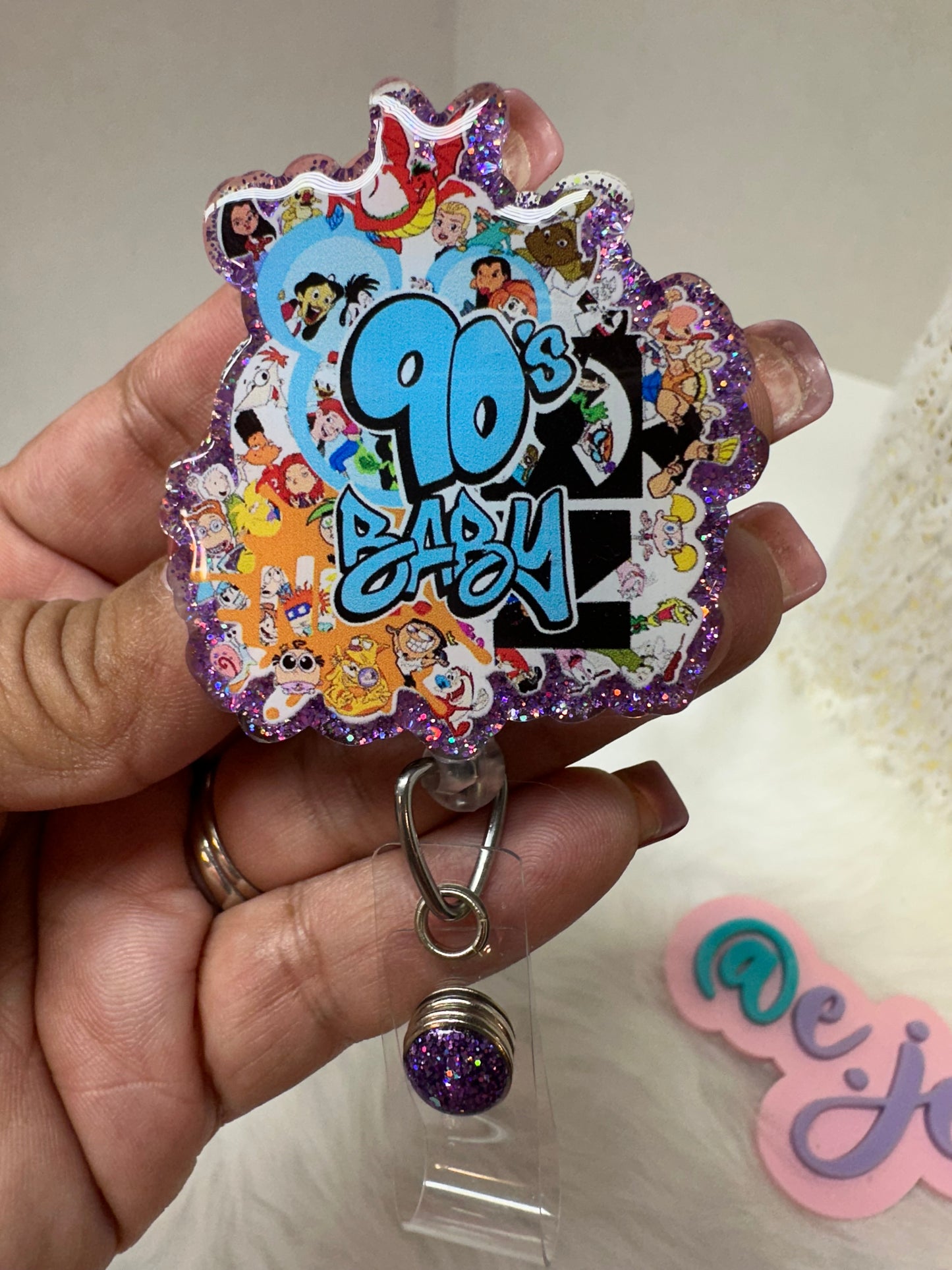 90s Baby Cartoon Badge Reel