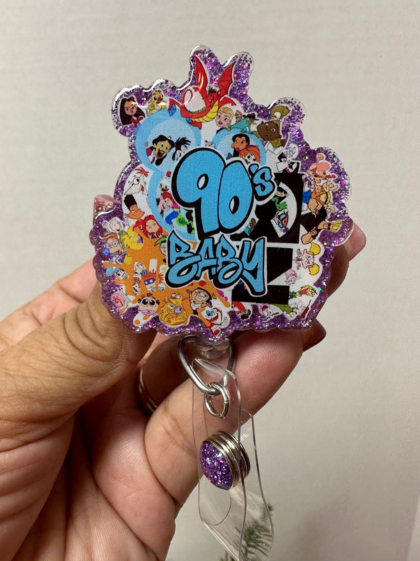 90s Baby Cartoon Badge Reel