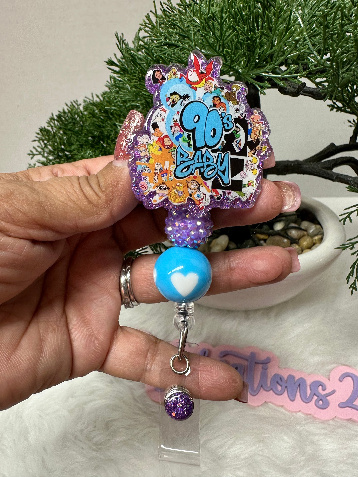 90s Baby Cartoon Badge Reel