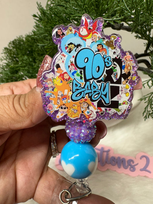 90s Baby Cartoon Badge Reel