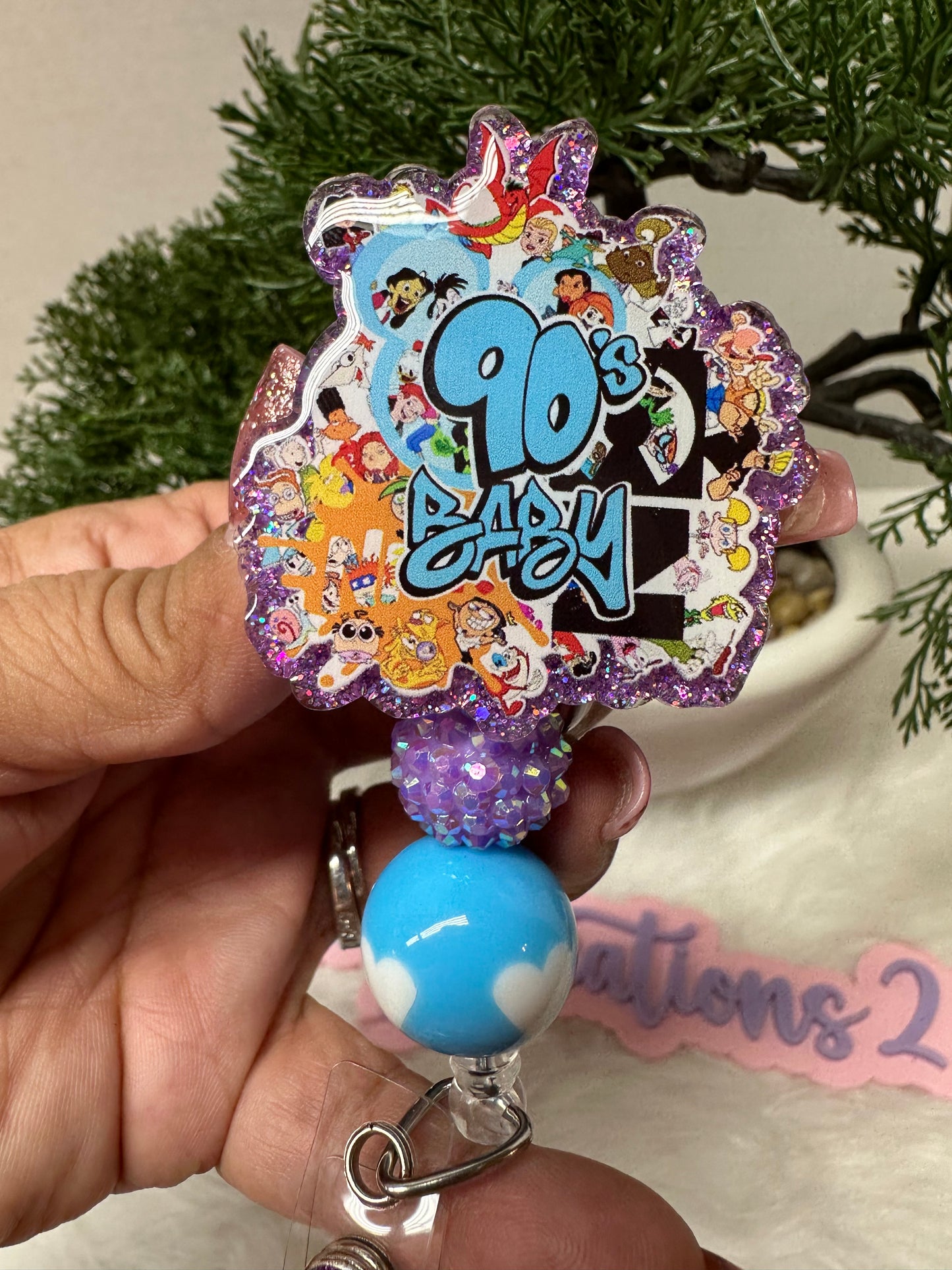 90s Baby Cartoon Badge Reel