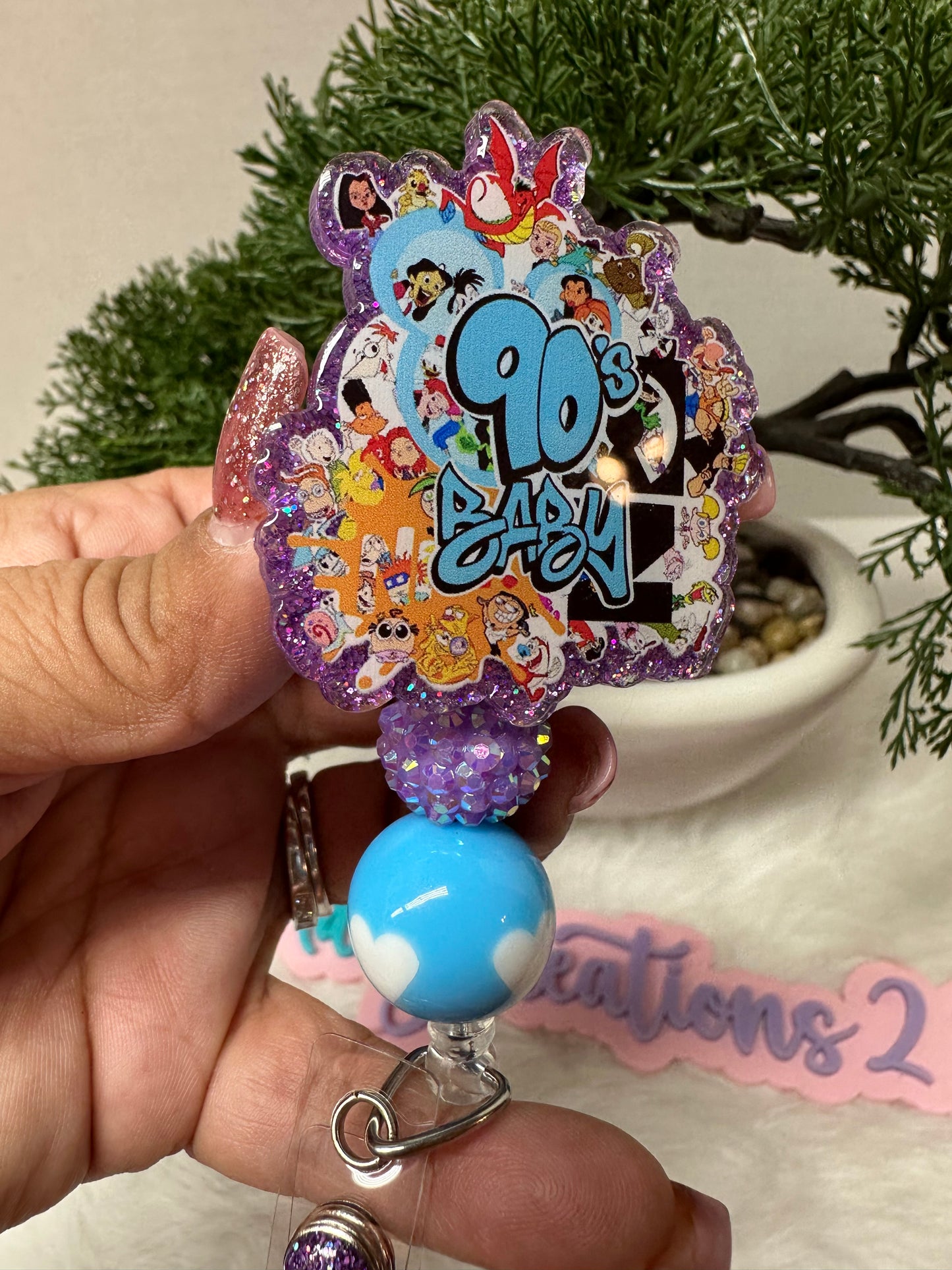 90s Baby Cartoon Badge Reel