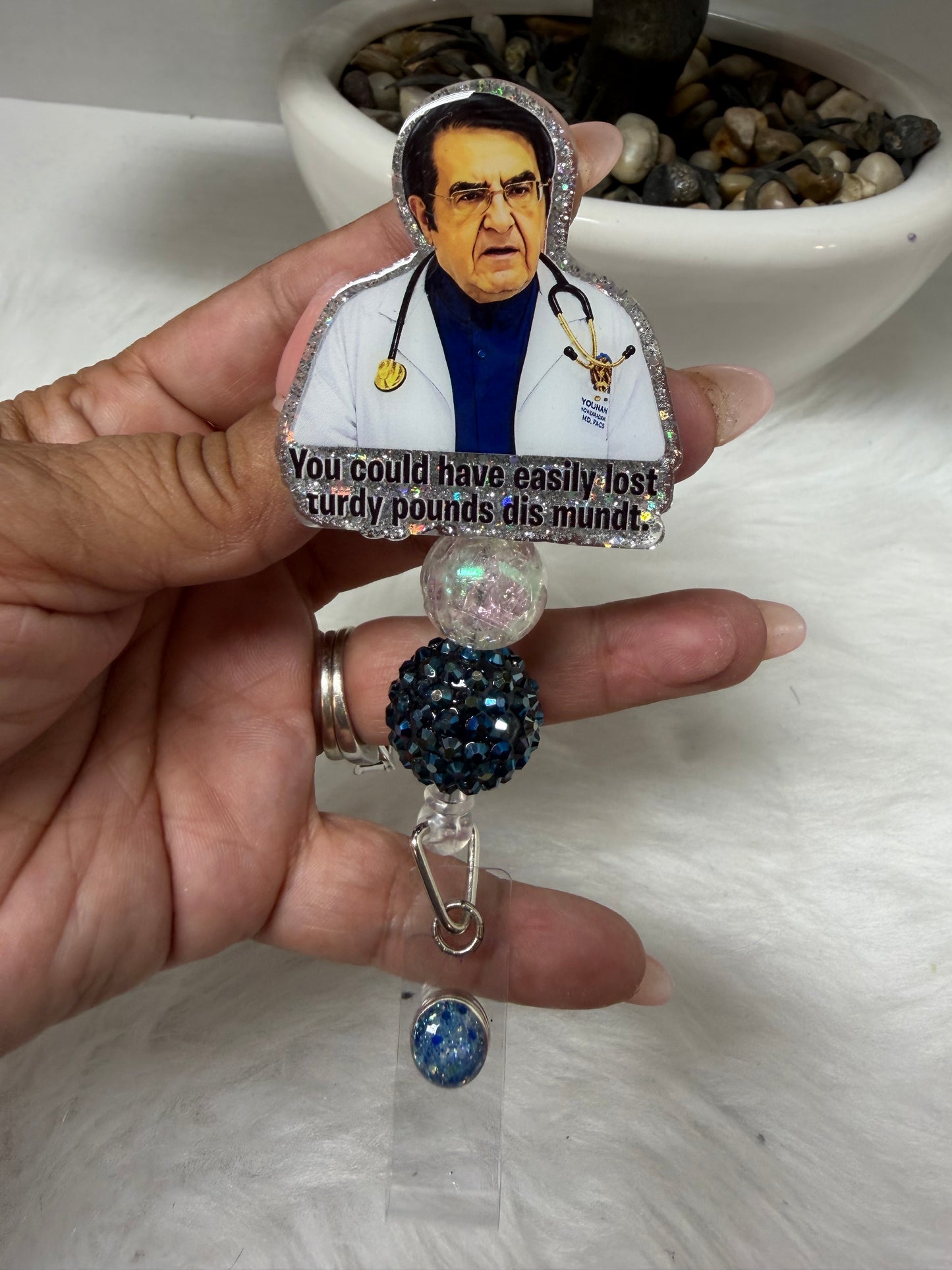Dr. Now Funny Weight Loss Badge Reel