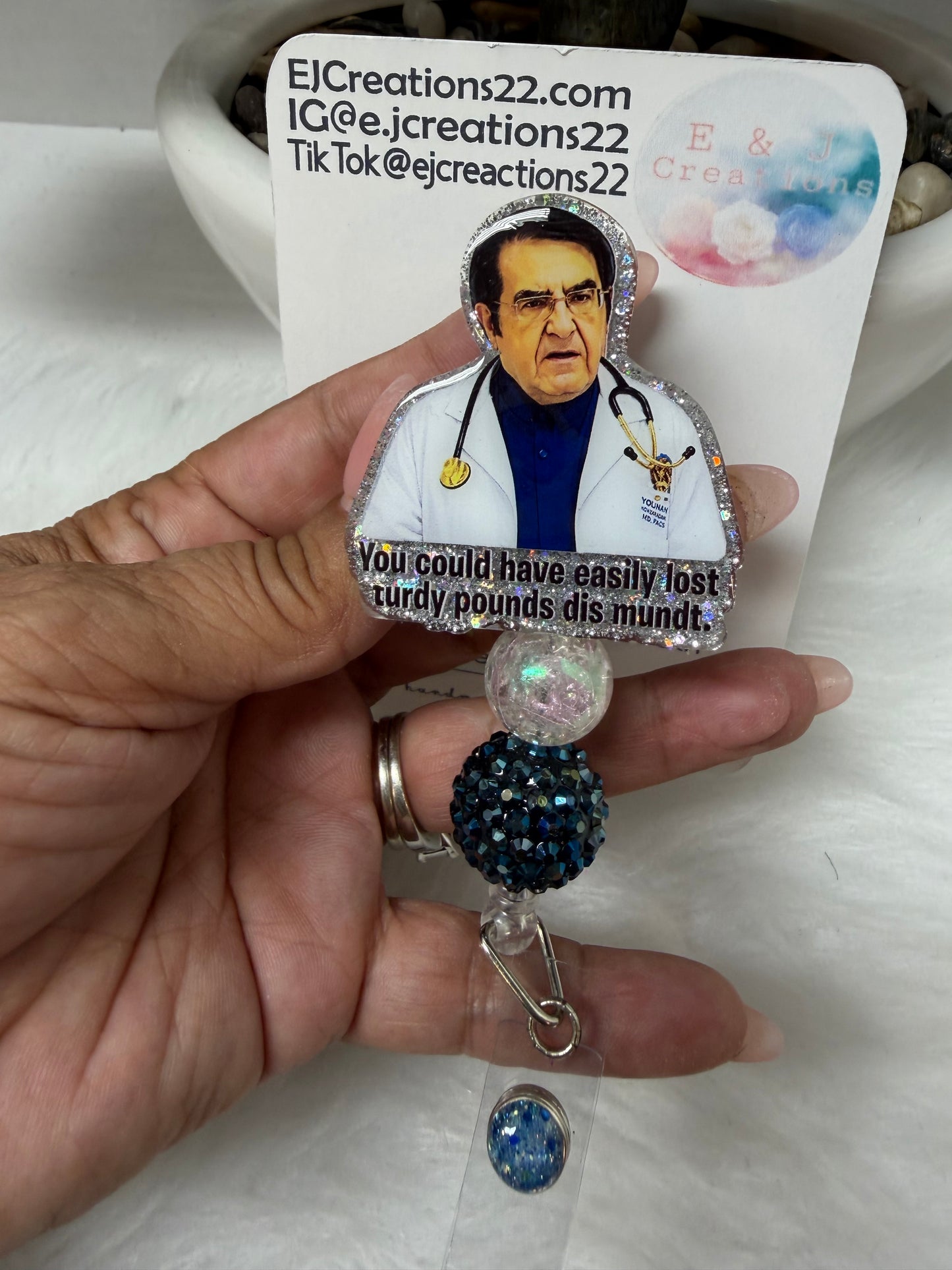 Dr. Now Funny Weight Loss Badge Reel
