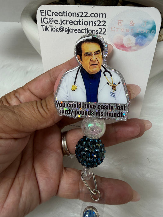 Dr. Now Funny Weight Loss Badge Reel