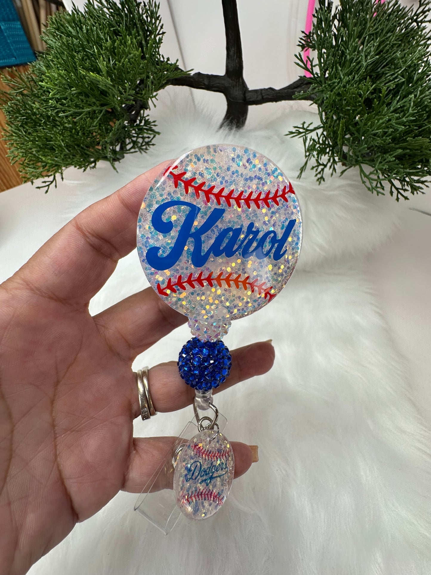 Baseball Badge Reel