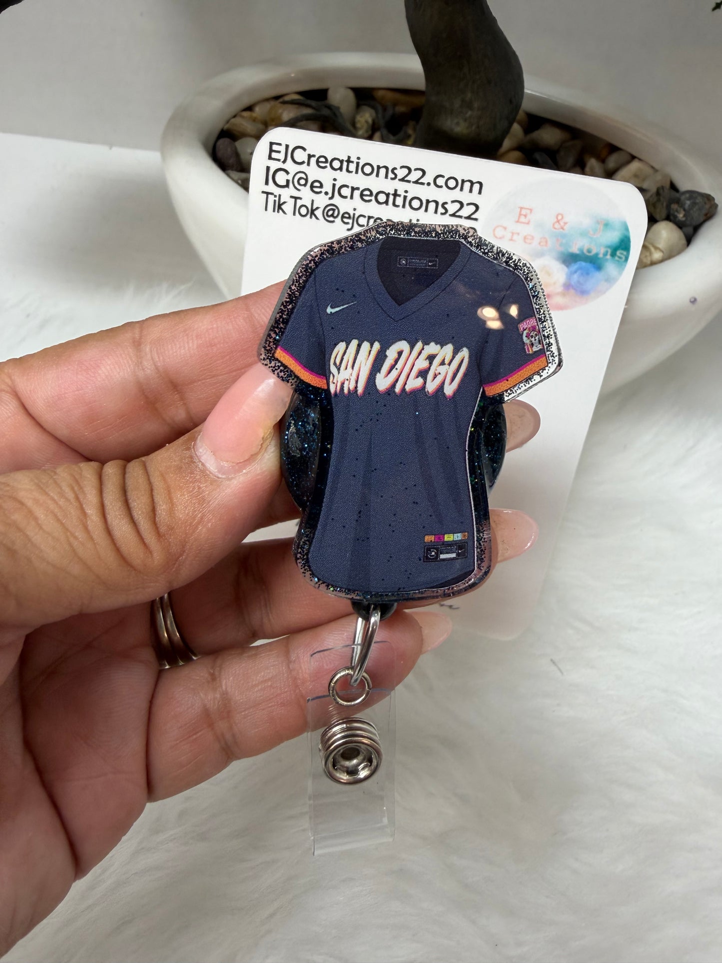 SD Jersey Badge Reel